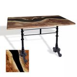Çipa 3002 Döküm Ayak Masa 80X120 Cm - (Werzalit, Wermodin Ve Allzalit Tabla) - Epoxy