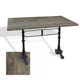 Çipa 3002 Döküm Ayak Masa 80X140 Cm - (Werzalit, Wermodin Ve Allzalit Tabla) - Old Pine