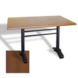 Çipa 3010 Döküm Ayak Masa 70X120 Cm - (Werzalit, Wermodin Ve Allzalit Tabla) - Koyu Ahşap