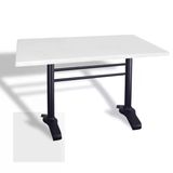 Çipa 3010 Döküm Ayak Masa 80X120 Cm - (Werzalit, Wermodin Ve Allzalit Tabla) - Beyaz