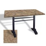 Çipa 3010 Döküm Ayak Masa 80X120 Cm - (Werzalit, Wermodin Ve Allzalit Tabla) - Edgy Wood