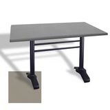 Çipa 3010 Döküm Ayak Masa 80X120 Cm - (Werzalit, Wermodin Ve Allzalit Tabla) - Koyu Gri