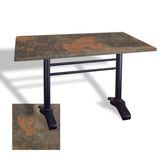 Çipa 3010 Döküm Ayak Masa 80X120 Cm - (Werzalit, Wermodin Ve Allzalit Tabla) - Metalic Oxid 1