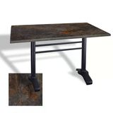 Çipa 3010 Döküm Ayak Masa 80X120 Cm - (Werzalit, Wermodin Ve Allzalit Tabla) - Metalic Oxid 3