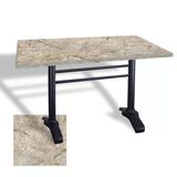 Çipa 3010 Döküm Ayak Masa 80X120 Cm - (Werzalit, Wermodin Ve Allzalit Tabla) - Scala Marble