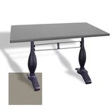 Çipa 3011 Döküm Ayak Masa 70X120 Cm - (Werzalit, Wermodin Ve Allzalit Tabla) - Koyu Gri