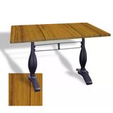Çipa 3011 Döküm Ayak Masa 70X120 Cm - (Werzalit, Wermodin Ve Allzalit Tabla) - Real Teak