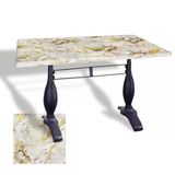 Çipa 3011 Döküm Ayak Masa 80X120 Cm - (Werzalit, Wermodin Ve Allzalit Tabla) - Gold