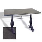 Çipa 3011 Döküm Ayak Masa 80X120 Cm - (Werzalit, Wermodin Ve Allzalit Tabla) - Grey Marble