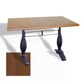 Çipa 3011 Döküm Ayak Masa 80X120 Cm - (Werzalit, Wermodin Ve Allzalit Tabla) - Koyu Ahşap