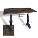 Çipa 3011 Döküm Ayak Masa 80X140 Cm - (Werzalit, Wermodin Ve Allzalit Tabla) - Metalic Oxid 3