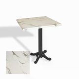 Çipa Döküm Ayak Kare Masa 70X70 Cm - (Werzalit, Wermodin Ve Allzalit Tabla) - Afyon Mermer