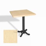 Çipa Döküm Ayak Kare Masa 70X70 Cm - (Werzalit, Wermodin Ve Allzalit Tabla) - Akçaağaç