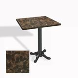 Çipa Döküm Ayak Kare Masa 80X80 Cm - (Werzalit, Wermodin Ve Allzalit Tabla) - Karacabey Mermer