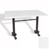 Çipa Döküm Ayak Masa 80X120 Cm - (Werzalit, Wermodin Ve Allzalit Tabla) - Beyaz