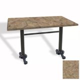 Çipa Döküm Ayak Masa 80X120 Cm - (Werzalit, Wermodin Ve Allzalit Tabla) - Edgy Wood