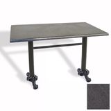 Çipa Döküm Ayak Masa 80X120 Cm - (Werzalit, Wermodin Ve Allzalit Tabla) - Grey Marble