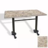 Çipa Döküm Ayak Masa 80X120 Cm - (Werzalit, Wermodin Ve Allzalit Tabla) - Scala Marble