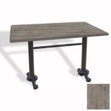 Çipa Döküm Ayak Masa 80X140 Cm - (Werzalit, Wermodin Ve Allzalit Tabla) - Kahve Oxid