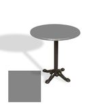 Çipa Döküm Ayak Yuvarlak Masa Çap 60Cm - (Werzalit, Wermodin Ve Allzalit Tabla) - Koyu Gri