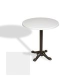 Çipa Döküm Ayak Yuvarlak Masa Çap 70Cm - (Werzalit, Wermodin Ve Allzalit Tabla) - Beyaz