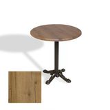 Çipa Döküm Ayak Yuvarlak Masa Çap 70Cm - (Werzalit, Wermodin Ve Allzalit Tabla) - Canyon Palace Oak