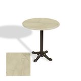 Çipa Döküm Ayak Yuvarlak Masa Çap 80Cm - (Werzalit, Wermodin Ve Allzalit Tabla) - Golden Marble