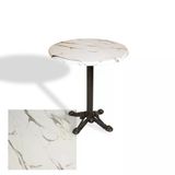 Çipa Döküm Ayak Yuvarlak Masa Çap 90Cm - (Werzalit, Wermodin Ve Allzalit Tabla) - Afyon Mermer