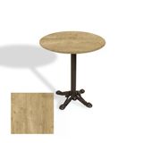 Çipa Döküm Ayak Yuvarlak Masa Çap 90Cm - (Werzalit, Wermodin Ve Allzalit Tabla) - Avalone Pine