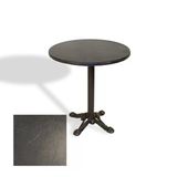 Çipa Döküm Ayak Yuvarlak Masa Çap 90Cm - (Werzalit, Wermodin Ve Allzalit Tabla) - Grey Marble