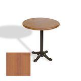 Çipa Döküm Ayak Yuvarlak Masa Çap 90Cm - (Werzalit, Wermodin Ve Allzalit Tabla) - Koyu Ahşap