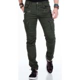 Cipo & Baxx CD424 Kargo Cepli Slim Fit Haki Erkek Pantolon - 30 / 30