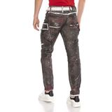 Cipo & Baxx CD636 El Boyama Erkek Bordo Kargo Pantolon - 40 / 34