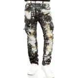 Cipo & Baxx CDK105 Batic Yıkama Kargo Cep Erkek Çocuk Pantolon - 7 - 8 Yaş - Siyah
