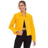Cipo & Baxx Wj212 Basic Kısa Kadın Jeans Ceket