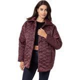 Cipo & Baxx WJ221 Şık Görünüme Sahip Kadın Şişme Ceket - Bordo - XL