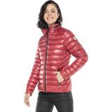 Cipo & Baxx WM113 Parlak Bordo Bayan Şişme Mont - S