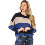Cipo & Baxx WP226 Delikli Salaş Kazak - XL - Saks