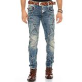 Cipo&Baxx C-0894 Kalın Dikişli Düşük Bel Erkek Kot Pantolon