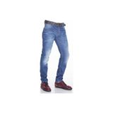 Cipo&Baxx CD386 Mavi Hafif Yıpranmış Sade Jean Erkek Kot Pantolon