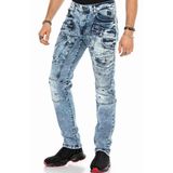 Cipo&Baxx CD598 İki Kat Görünümlü Düşük Bel Erkek Kot Pantolon