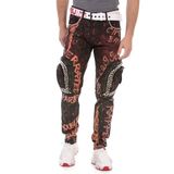 Cipo&Baxx Cd693 El Boyama Bordo Kadın Kot Pantolon