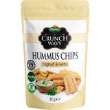 Cipsaş Crunch Wavy Yoğurt ve Mevsim Yeşillikleri Aromalı 85 gr Vejetaryen Glütensiz Fırınlanmış Nohut Cipsi