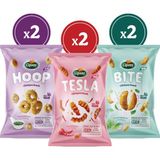Cipsaş Hoop Tesla Bite Vegan Glutensiz Nohut Cips Seti 65 G x 6 Adet - 1 Adet