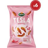 Cipsaş Tesla Paprika Çeşnili Vegan Glutensiz Nohut Cipsi 6 x 65 gr