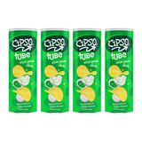 Cipso Tube Ekşi Krema&Soğan Aromalı Cips 160 gr x 4 Adet
