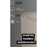 ÇIQRIK HOME 50 Metre Amerikan Bezi Kumaş Hambez-Fon perde/Punch Kumaş/Kırlent/Masa Örtüsü/Runner/Astarlık