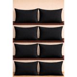 ÇIQRIK HOME 8 Adet 50 x70 cm Karışık Renk Fermuarlı Yastık Kılıfı