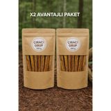 Çıracı Grup Doğal Çam Çırası Yağlı 2 Adet 250 Gr Çıra Temiz Ve Bol Reçineli -Özel Ambalaj-Avantajlı paket