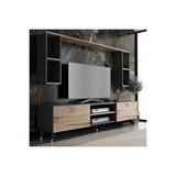Çırağan Antrasit Still Gold Tv Ünitesi 180 Cm X2137